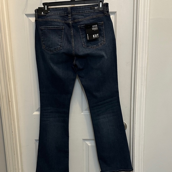 Kut from the Kloth Dark Boot Cut Jeans NWT 14P - Picture 3 of 5